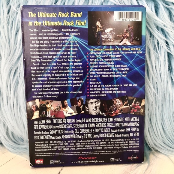 The Who, Rock Band, The Kids Are Alright, 2003, Special Edition, 2 DVD Box Set - Picture 3 of 16